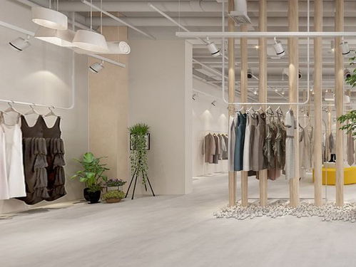 上海90平米现代简约服装店商业店铺装修案例效果图